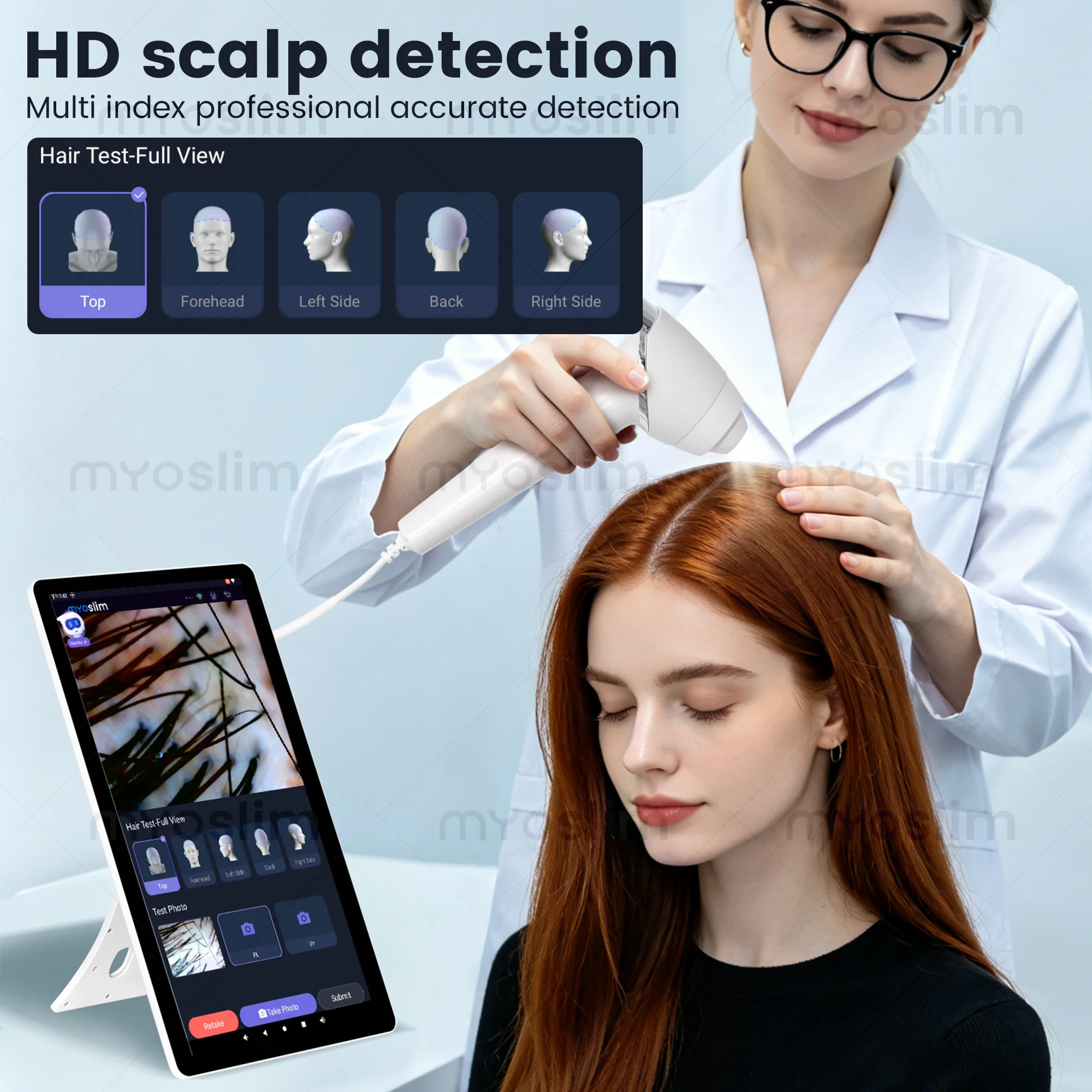 Q1 Pro AISA  3D AI Face Skin Diagnostics Analyzer Facial Tester Scanner Magic Face Mirror Facial Digital Skin Analyzer Machine