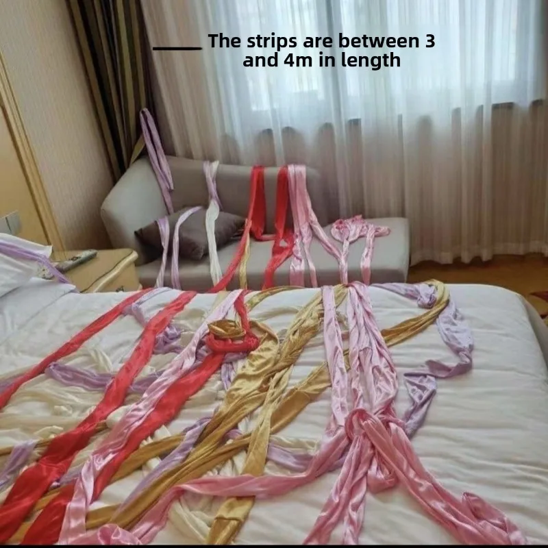Soft Silk Belt Strap Glossy Satin Silk Strap Special Ribbon for Strapping Rope Bondage Rope
