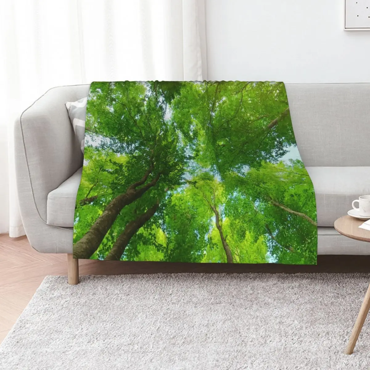 Green Forest Earth Kingdom Beautiful Designs Throw Blanket For Baby Winter beds Soft Beds Warm wednesday Sofas Blankets