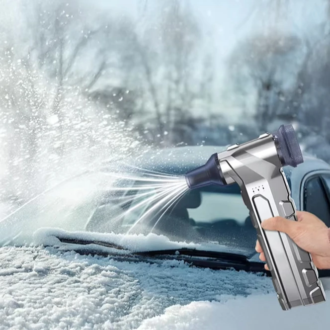 5 In1 Multifunction USB Rechargeable Car Home Cleaner Blower  Mini Vacuum Cleaner with Car Jump Starter