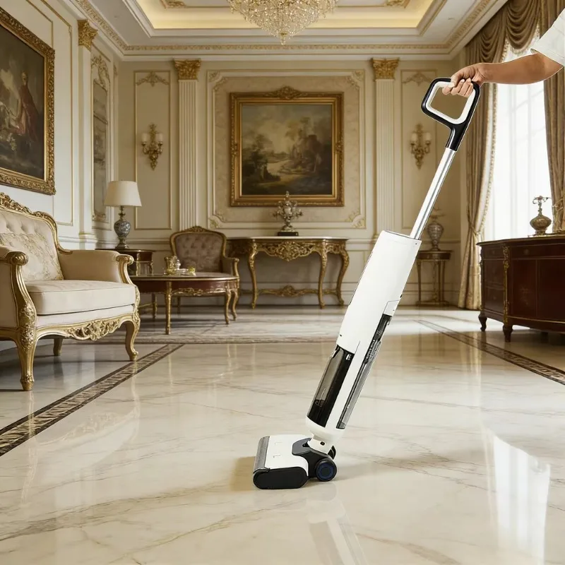 4000mAh Battery Multifunctional Home Use Handheld Rechargeable Floor Cordless Wet Dry Vacuum Cleaner Mop Wet and Dry