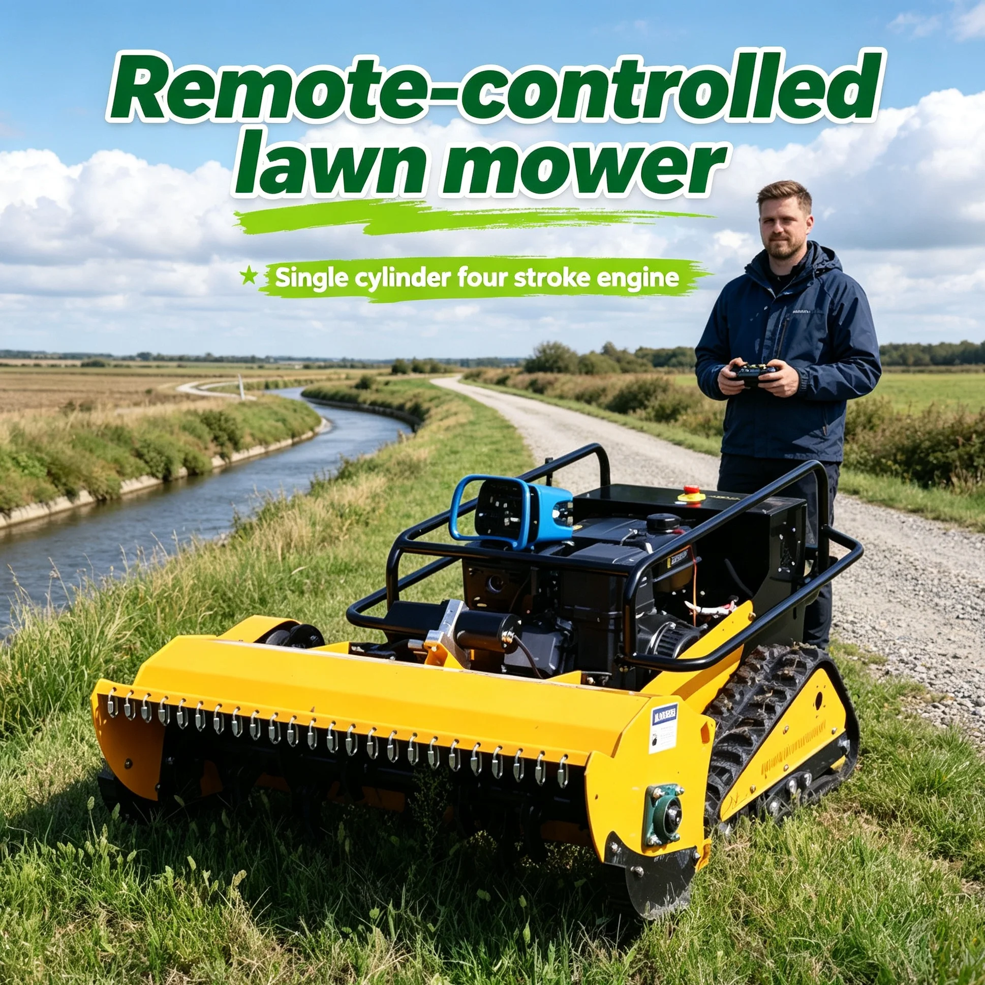 Customized Zero Turn Lawn Mower matches Five Optional Extra Functions to upgrade working efficiency on various lawn trimming