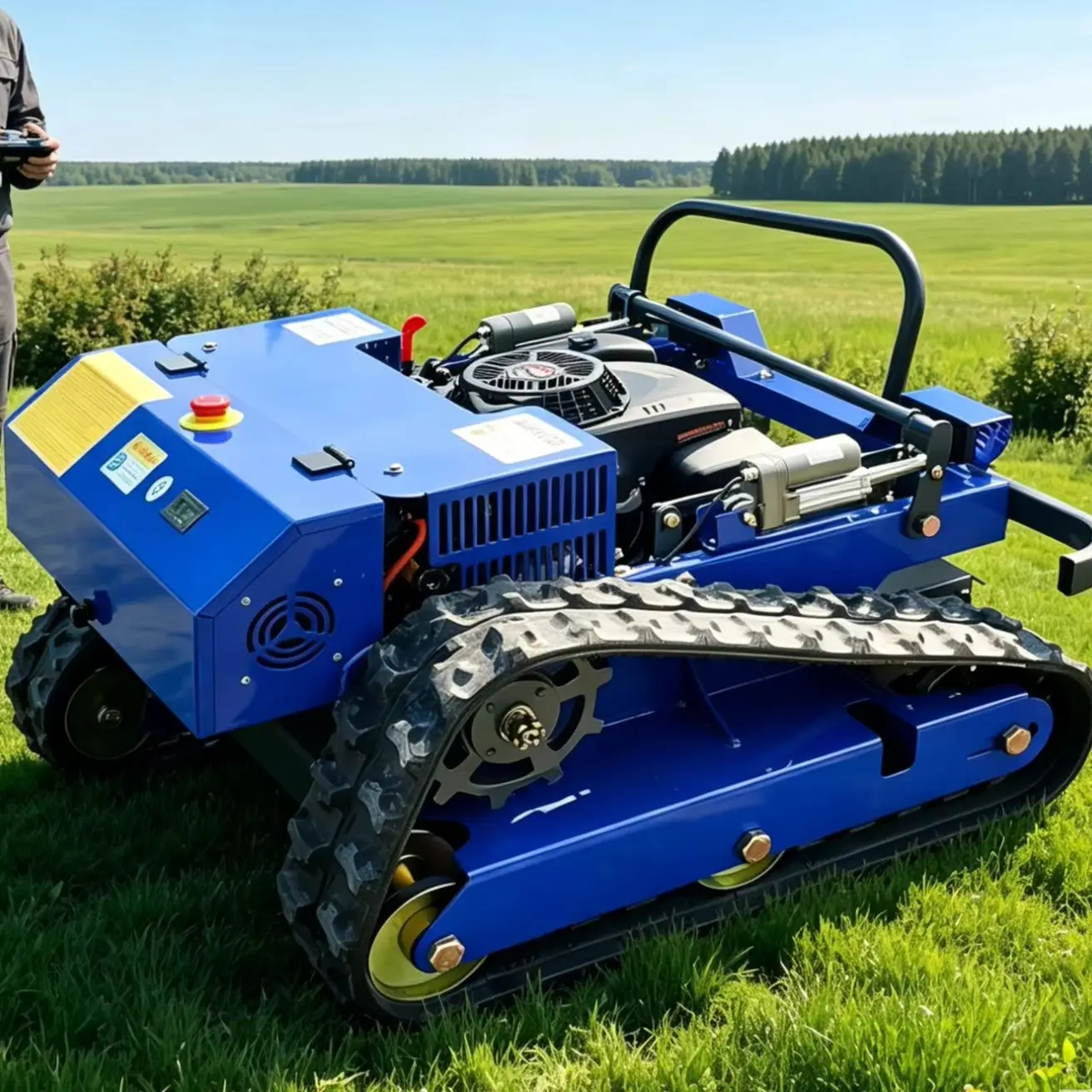 Customized Lawn Mower Multi‑Function Robot Lawn Mower Remote Control Petrol Lawn Mower For Household Garden Lawn Maintenance