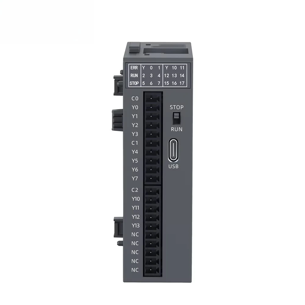 Samkoon Basic S-E12R PLC Host S Series DC24V20% Single Point 2A Total 4A Compact Industrial Programming Logic Controller RS485