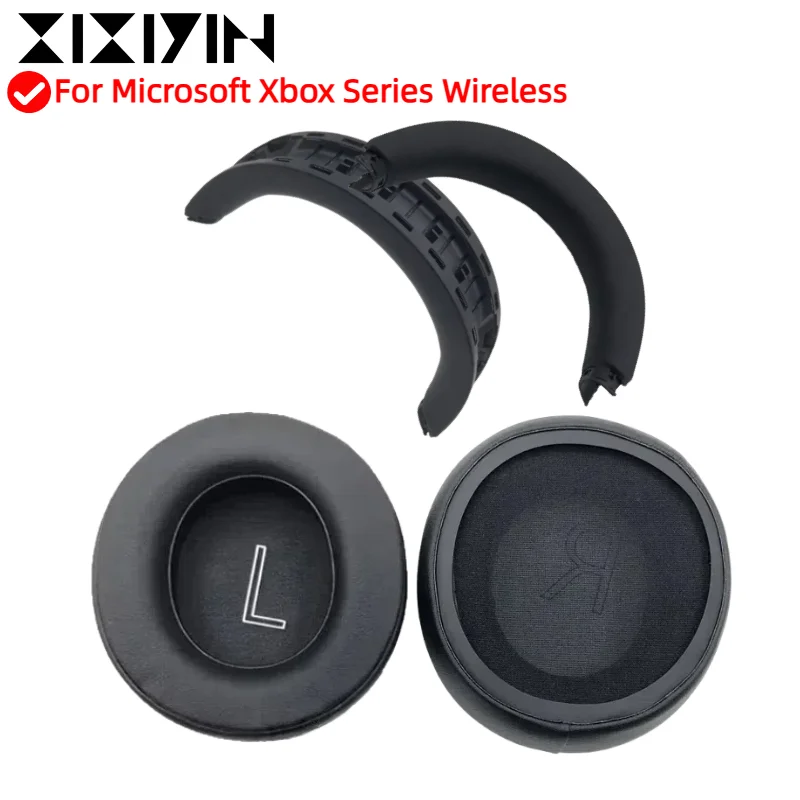 XIXIYIN Replacement Memory Foam Ear Pads Headband for Microsoft Xbox Series Wireless Gaming Headsets Earmuffs Hood Beam Pad