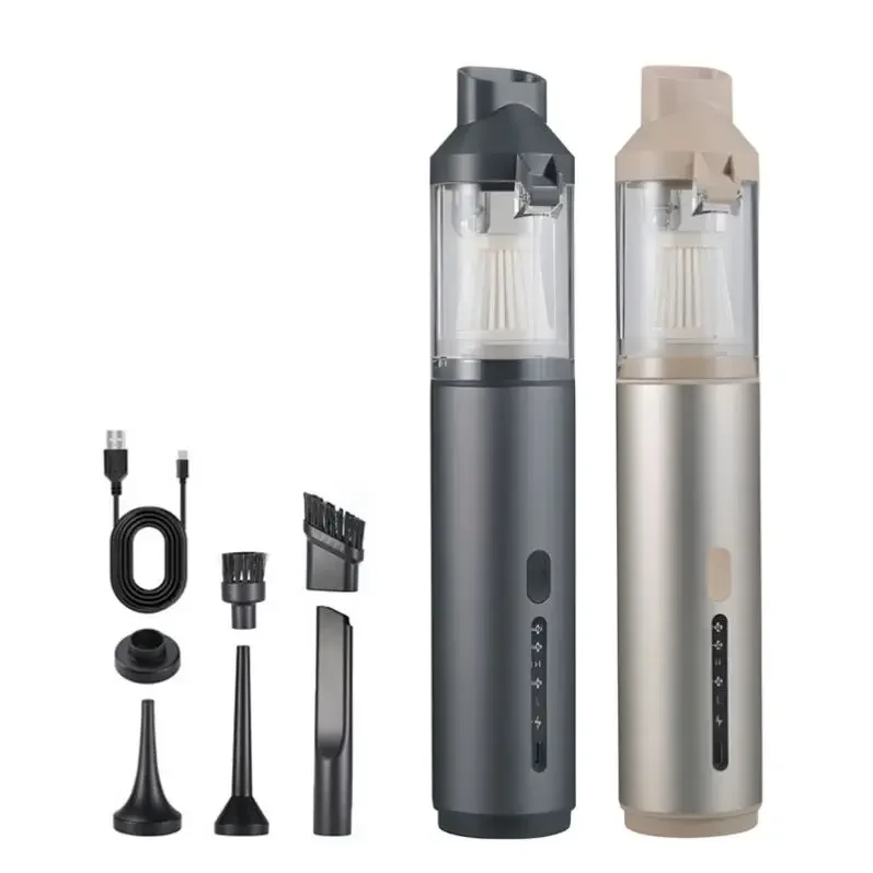 Upright Car Wireless Vacuum Cleaner 16000pa Powerful 3 In 1 Portable Handheld Mini Cordless Vacuum Car Cleaner With Air Blowing