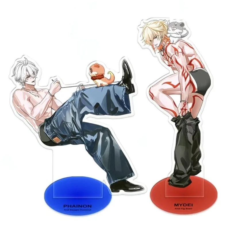 Honkai: Star Rail Khaslana Phainon Mydei Anime Figure Acrylic Stand Model Cosplay Standing Sign Desktop Decoration Fans Gifts