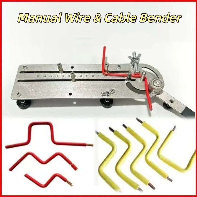 Manual Wire  Cable Bender Harness Bending Machine  Bending Tool Copper  Iron Wire Bender for Electrical Use