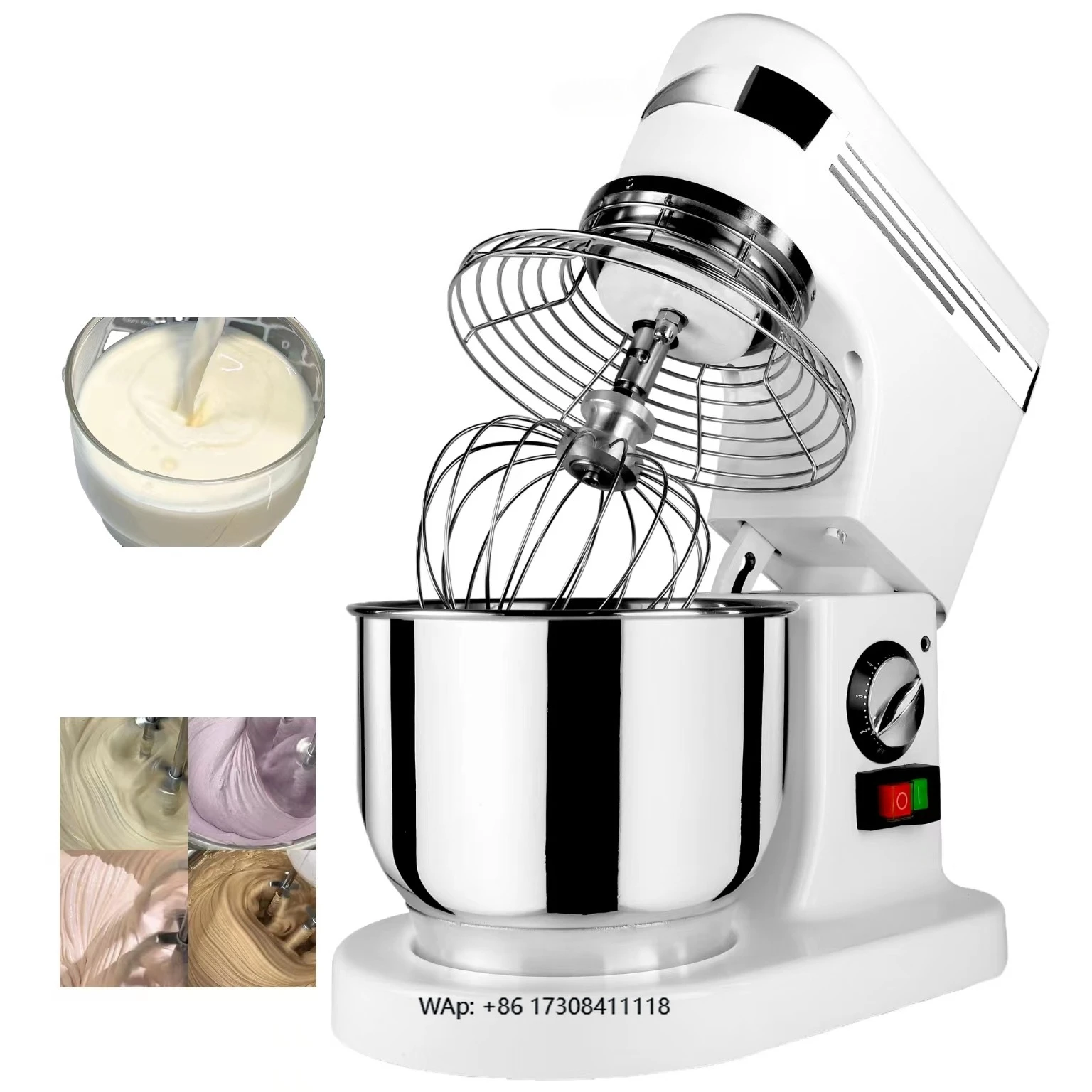 7L Portable Electric Mixer/Mini Electric Manual Mixer Egg Beater