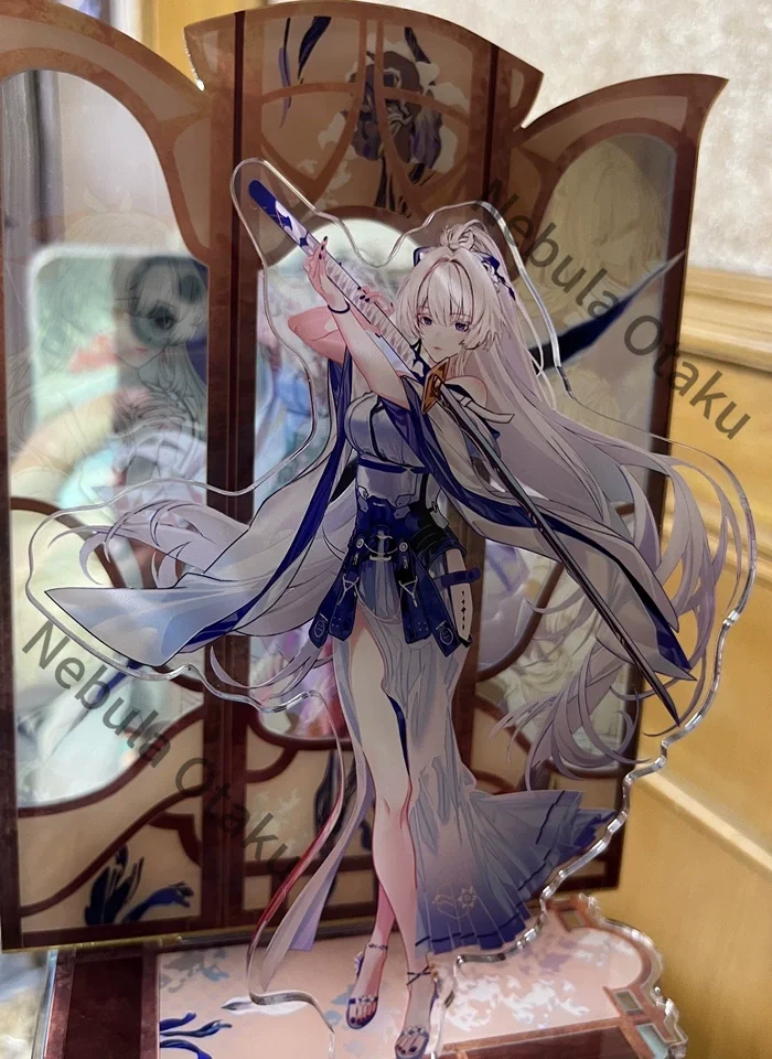 Wuthering Waves HIYUKI Acrylic Standing Sign Badge Laser Ticket Coloured Paper Cosplay Colleagues Exquisite Souvenir Gifts Anime