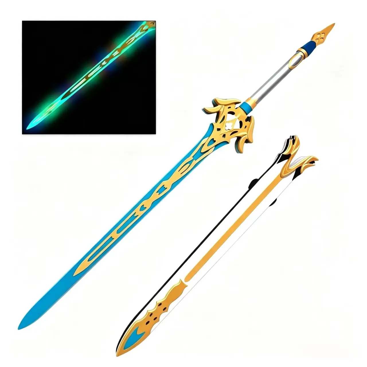 Rover Bloodpact's Pledge Luminous Sword Prop Game Wuthering Waves Cosplay Prop Halloween Christmas Costume Accessories
