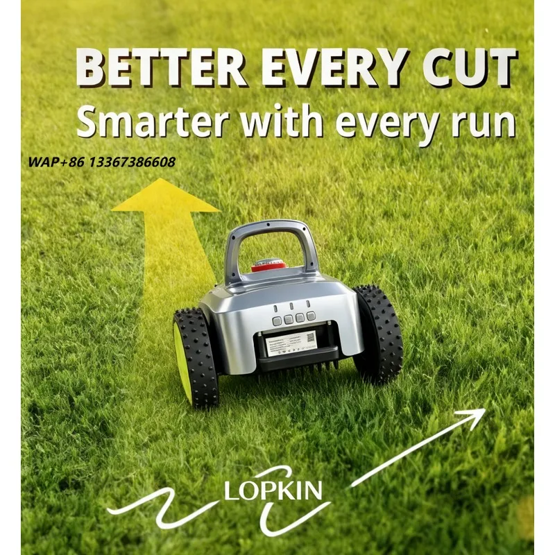 LOPKIN L2500 US Version Li-ion Battery Commercial Cleaning Robot Lawn Mower Smart APP Control Navigation Wi-Fi Rainproof Low