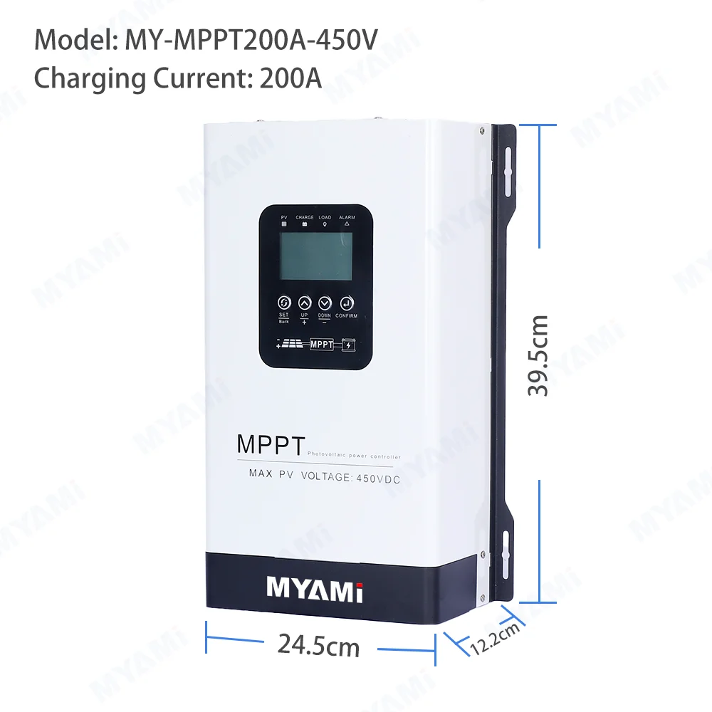 MPPT Solar Charge Controller 200A Adjustable 24V/36V/48V/60V/72/84V/96V/108V/120V/132V/144V/156V/168V180V/192V Battery