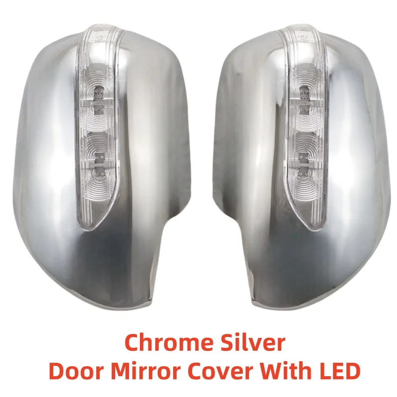 2003 2004 2005 2006 For Lexus GX470 GX 470 Chrome Car upgrade Modification Rearview Accessories Trim Door Mirror Cover With LED