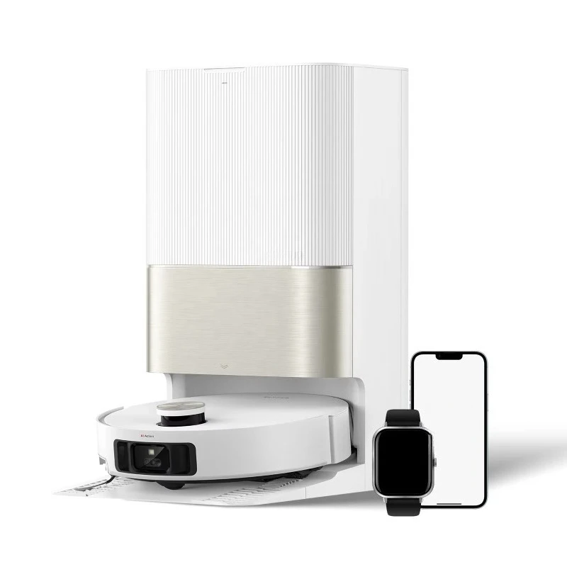 Newest Ultra Complete 20000Pa White Robot Vacuum and Mop with Auto-Empty and Mop Self-Cleaning Vacuum Cleaner Robot