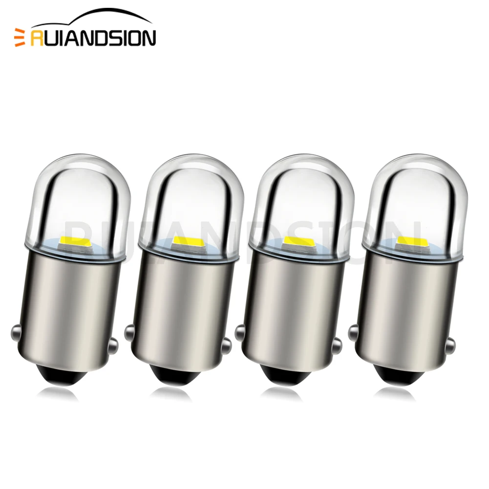 BA9S T4W BAX9S H6W BAY9S H21W Base with Frosted Len 1 SMD 2835 LED 6v small lamp Instrument light Indicator Warning signal bulbs