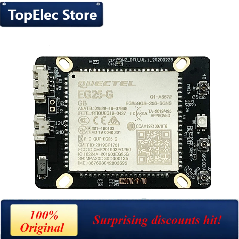 TopElec Quectel EG25-G LTE Cat4 Global 4G Security Routing Module Ethernet Port Industrial-grade Network Camera Video Surveillan