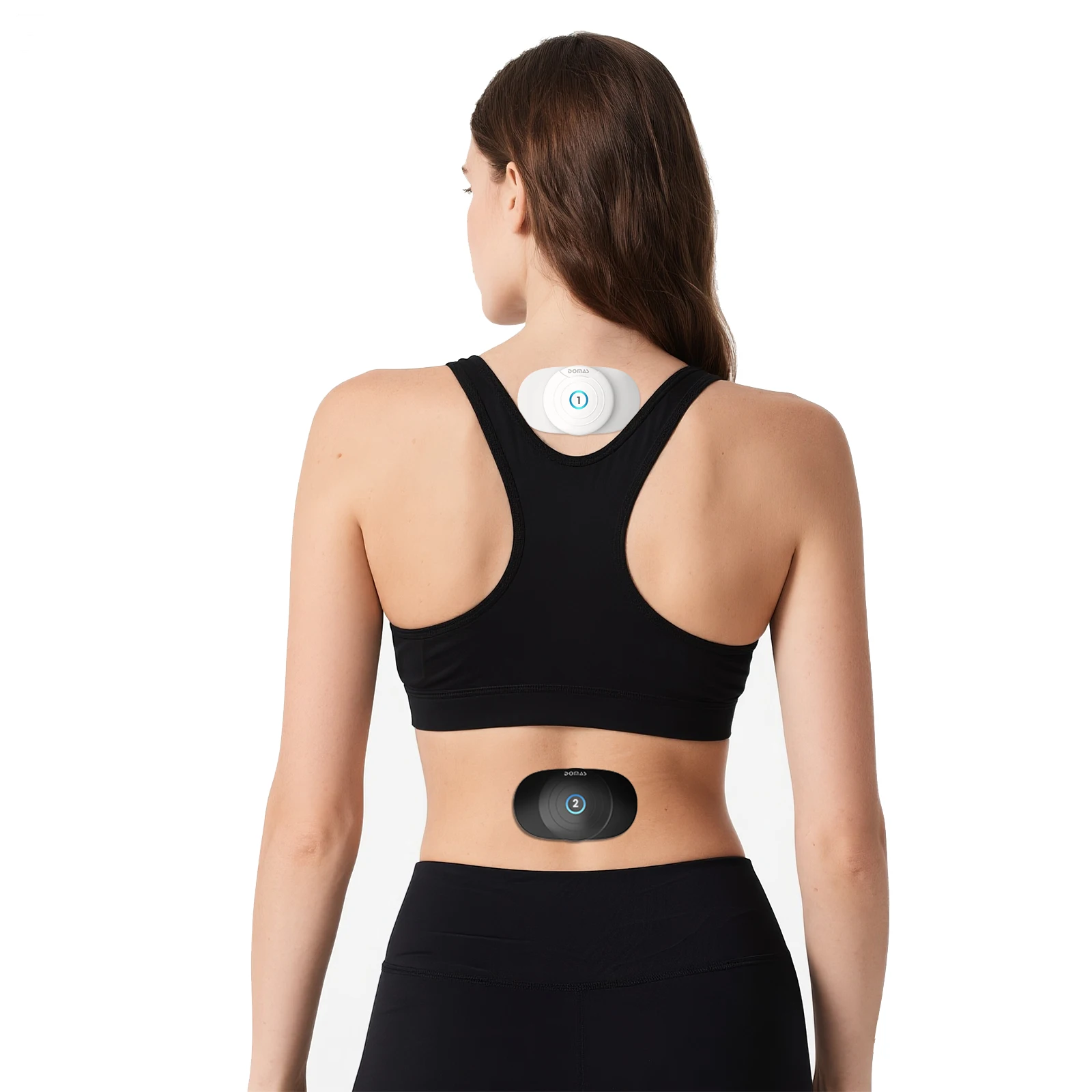 Smart Library Eco-Friendly 2-in-1 Timing Function Wireless Remote Control Tens EMS Unit Back And Neck Shoulder Massage Device