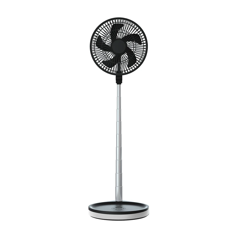 HEBRON Coolean Home Office Smart Pedestal Fan Foldable Rechargeable DC Air Cooler Oscillation Stand Battery Stand Electric Fan