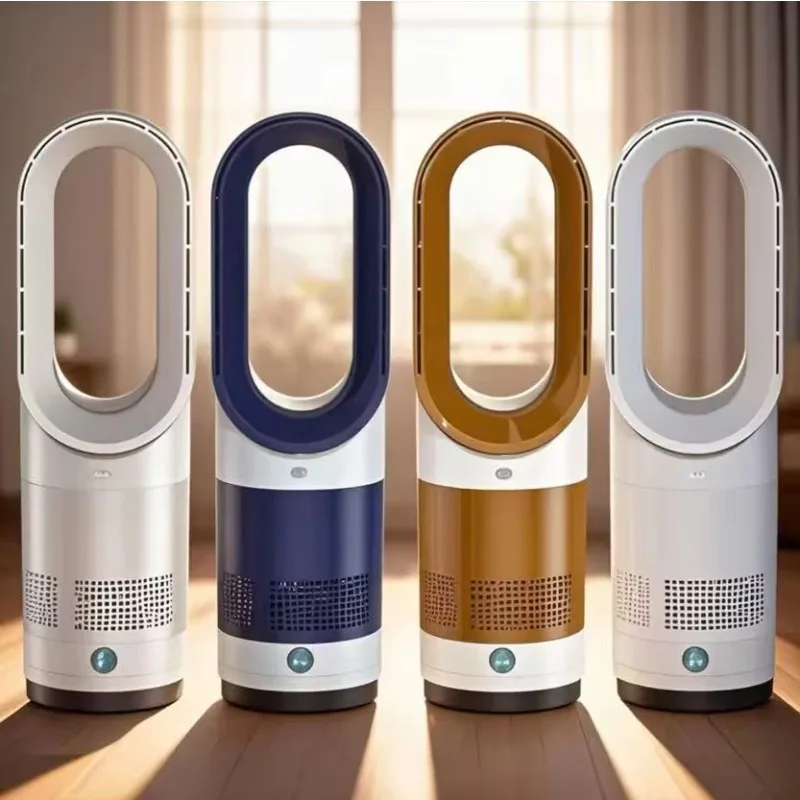 Latest Portable Intelligent Electric Remote Control Bladeless Smart Fans for Household Outdoor RV Garage Use Easy Floor
