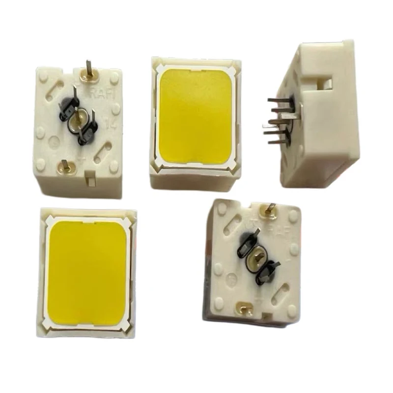 1PCS/LOTS 100% German 3.14.200.023/000 Square Touch Switch 15 * 15 * 9.7 with Light Button Yellow Light