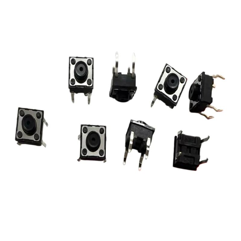 1PCS/LOTS 100% Japanese ALPS SKQJAAA010 waterproof and dustproof silicone touch switch 6 * 6 * 5 direct insertion 4-pin button m