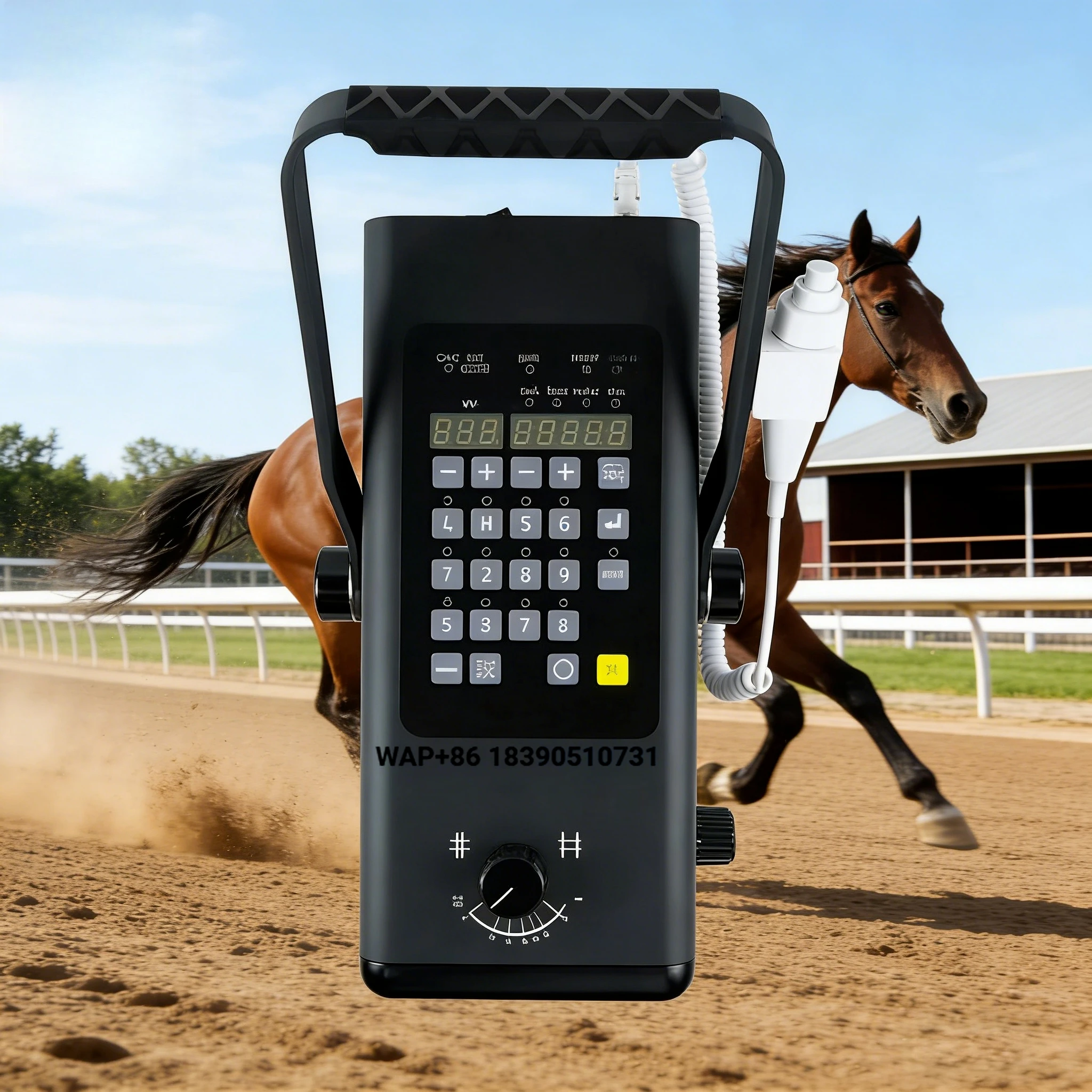 1.8Kw portable X-ray device for small and large animals, digital veterinary X-ray machine for pet hospitals, horses, dogs, and c