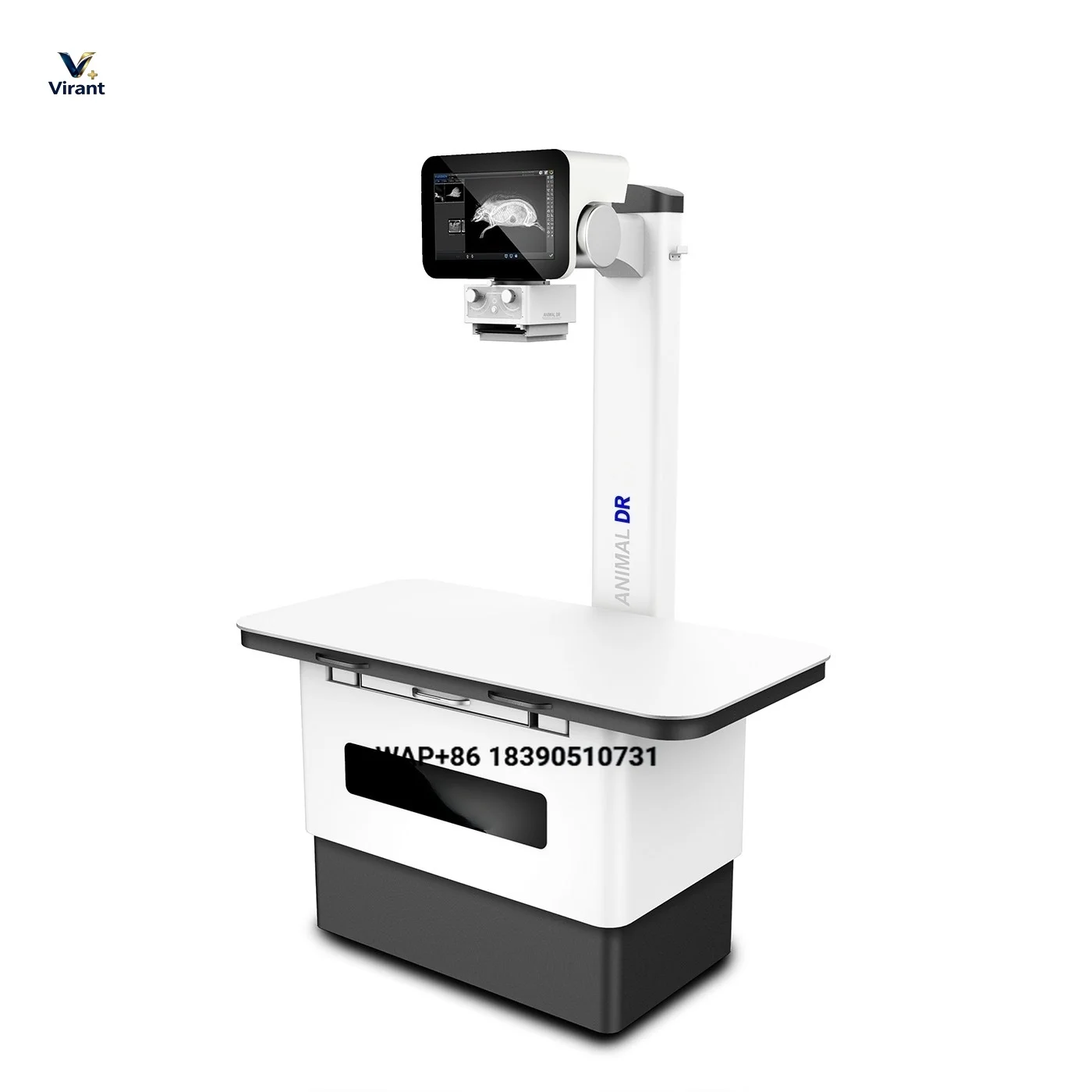 Veterinary digital DR X-ray scanner, a fast and clear animal X-ray imaging device for pet skeletal and prenatal examinations