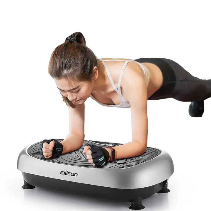 Vibration Platform, ABS Body Massage Plate, Crazy Fit Vibration Trainer, Heavy Duty Full Body Workout Machine, Home Use