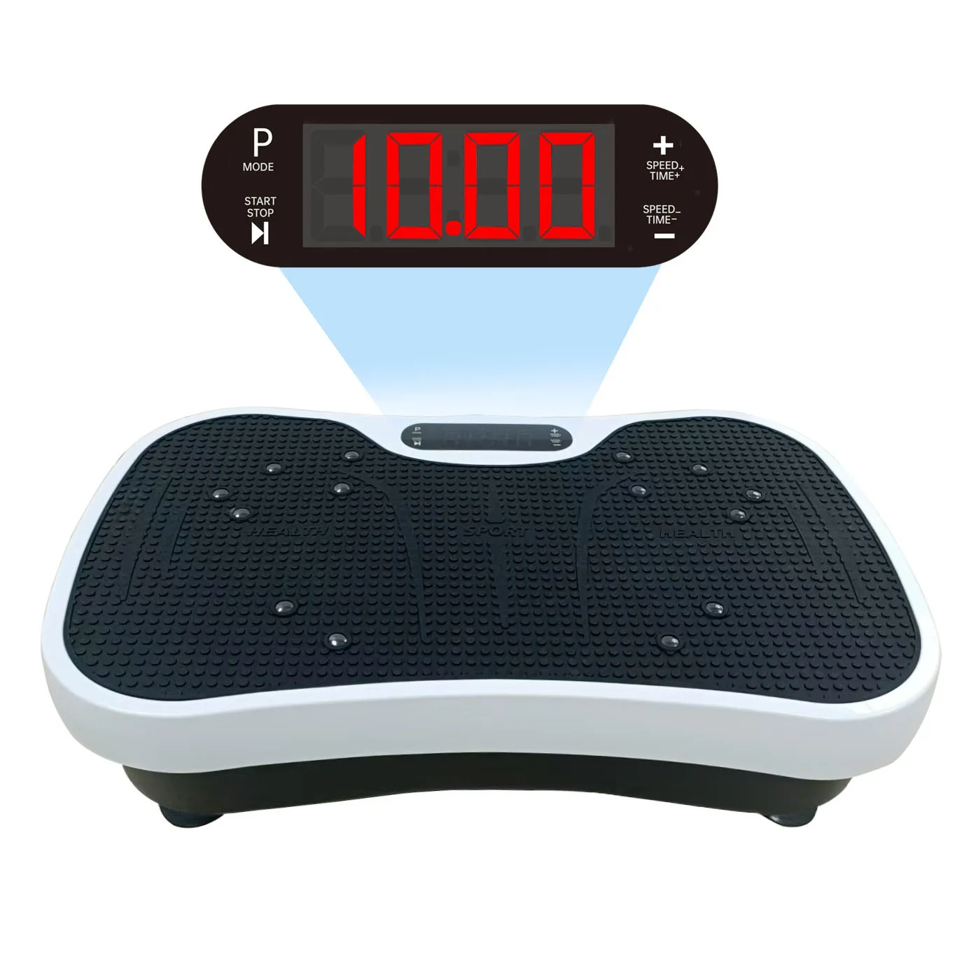 Vibration Plate,Plastic & Steel Home Fitness Platform, Vertical Vibration Workout Equipment,Weight Loss Machine for Fat Burning