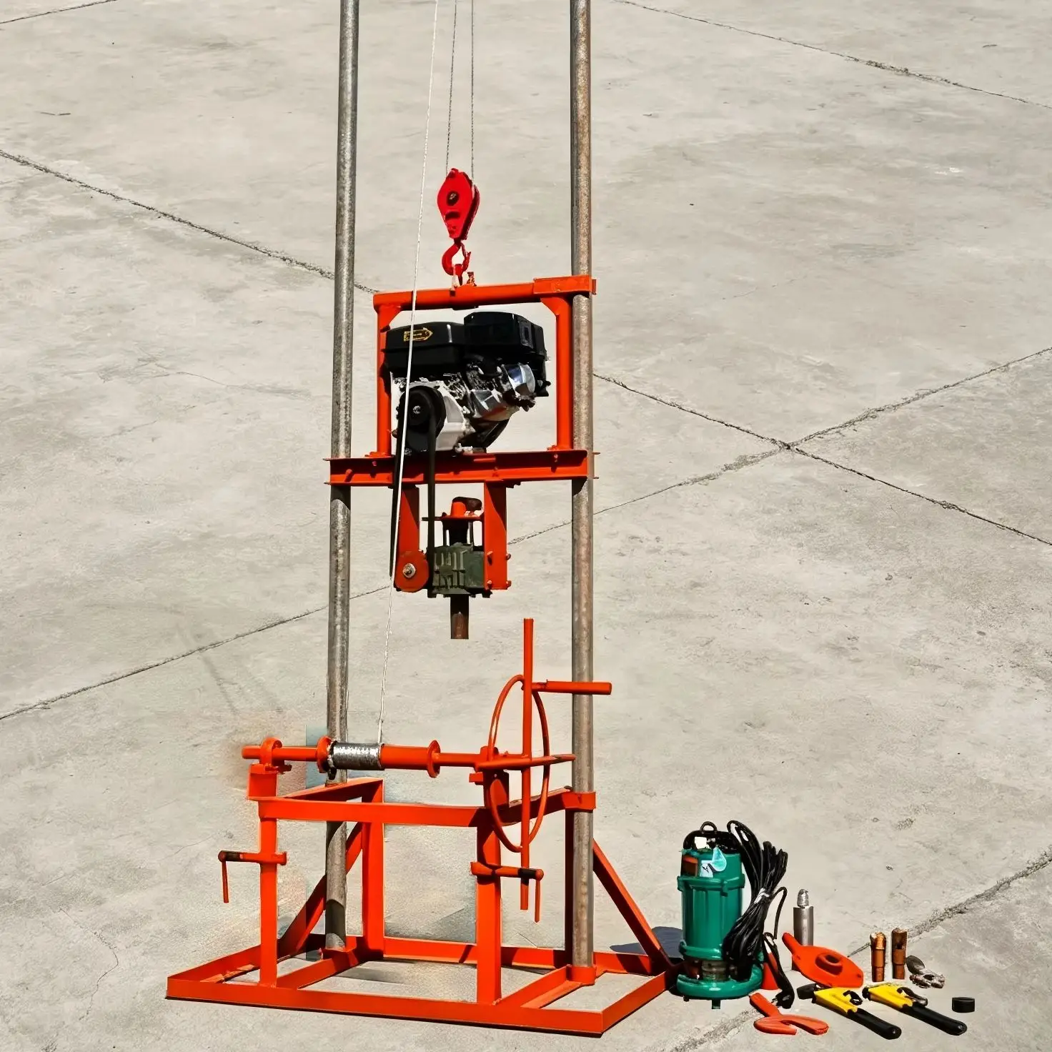 Customized Mini Water Well Drilling Rig  High-Quality Drilling Machine with 80m–100m Drilling Depth