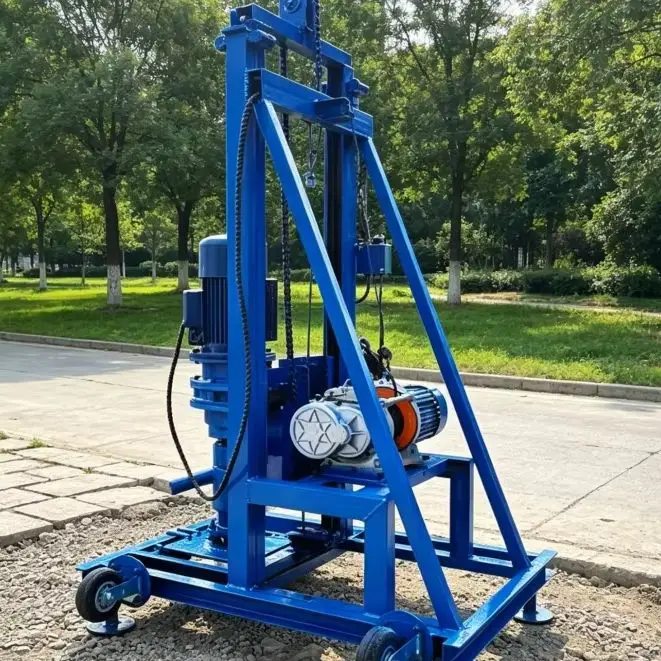 Customized Small Drilling Rig, High-Quality Water Well Drilling Rig, Small Boring Machinery for Engineering Construction