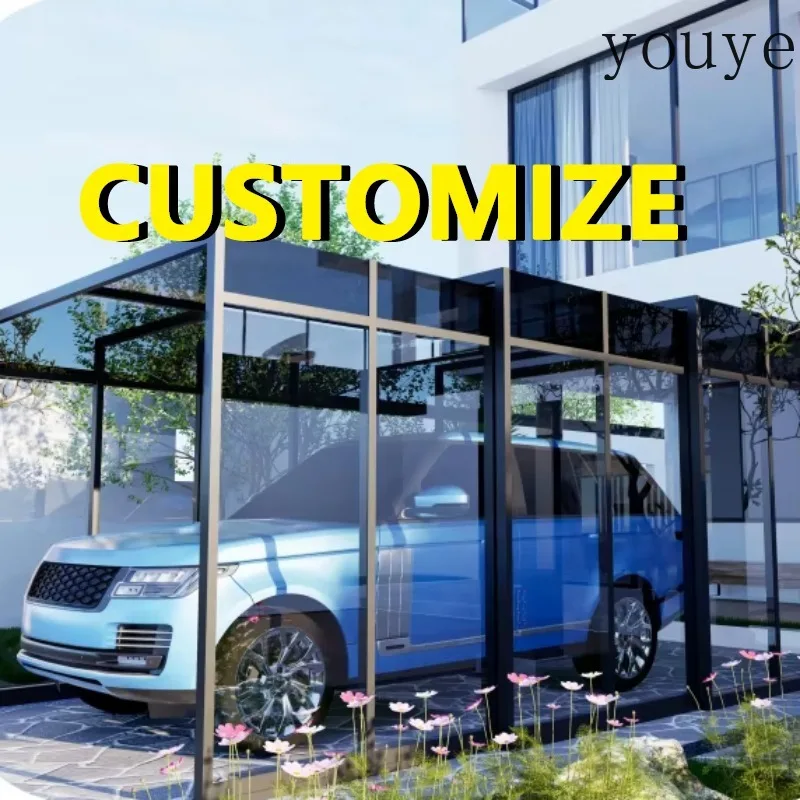 Any Size Custom Retractable Foldable Carport Heavy Home Villa Patio Durable Waterproof Windproof Sun Shade Car Garage Safe Tough