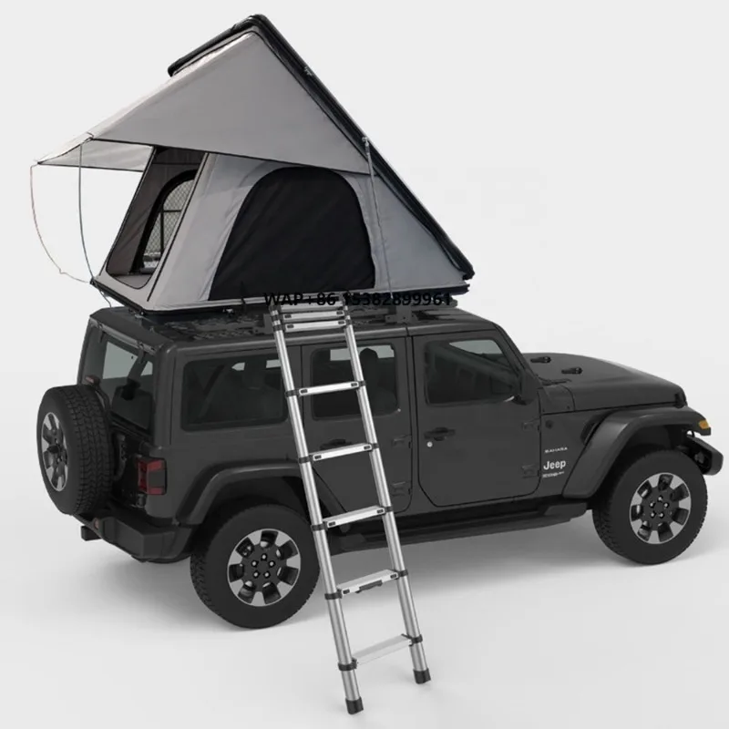 Heavy Duty Foldable Roof Tent for | Waterproof Car Tent with Mattress and Ladder