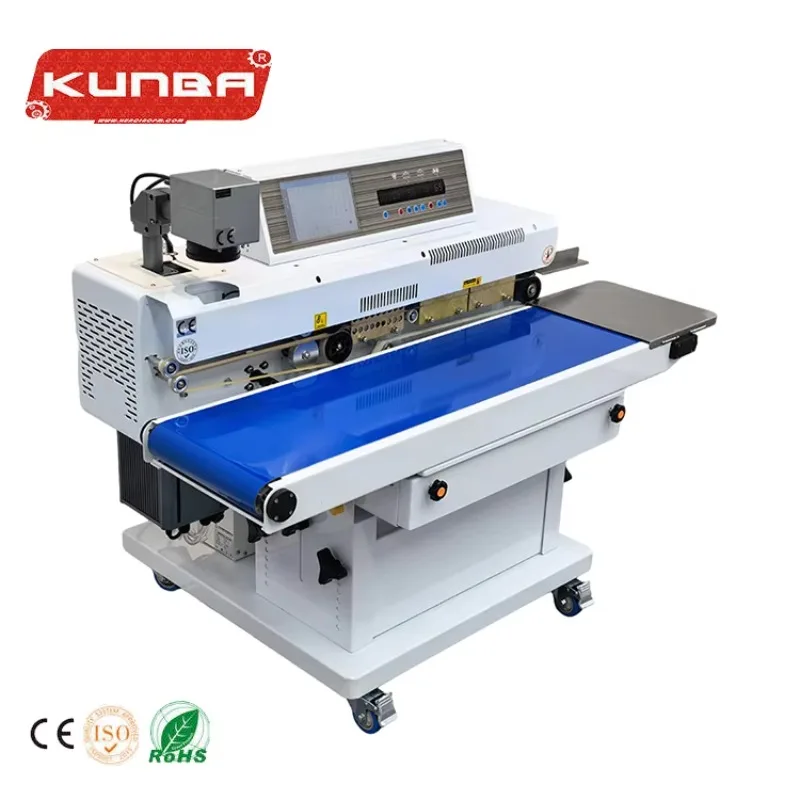 25m/min Automatic Beverage Packaging CO2 UV Laser Heat Sealing Machine For Bags Pouches & Foil With Easy Operation