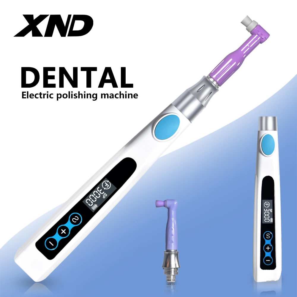 XND Dental Teeth Surface Wireless Polishing Electric Motor With Prophy Angle Removable Head Rechargeable Polishing Machine