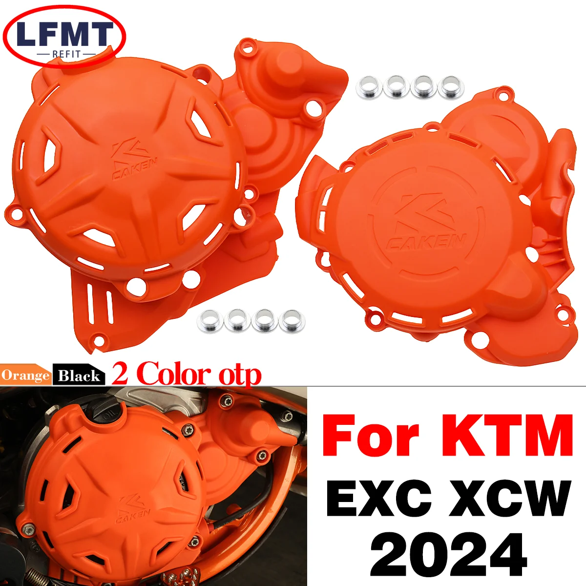 For KTM EXC250 EXC300 XCW250 XCW300 XC-W For Husqvarna TE250 TE300 TE 300 PRO Engine Ignition Clutch Cover Protector Guard 2024