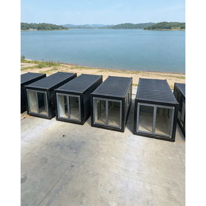 CE Certified Foldable Container House Prefab Home with Window Door Thermal Insulation Fireproof Steel Structure