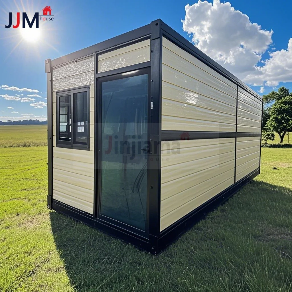 Customized 20ft Steel Structures Prefabricated Folding Living Home Prefab Modular Homes Stackable Foldable Container House