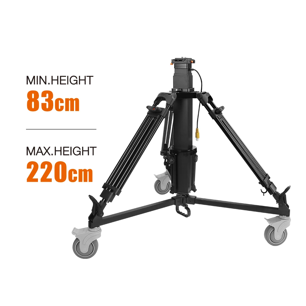 E-IMAGE GAM260DS Motorized Elevation Tripod System With Electric Motor And Remote Controller Max.Payload 30kg For PTZ Camera