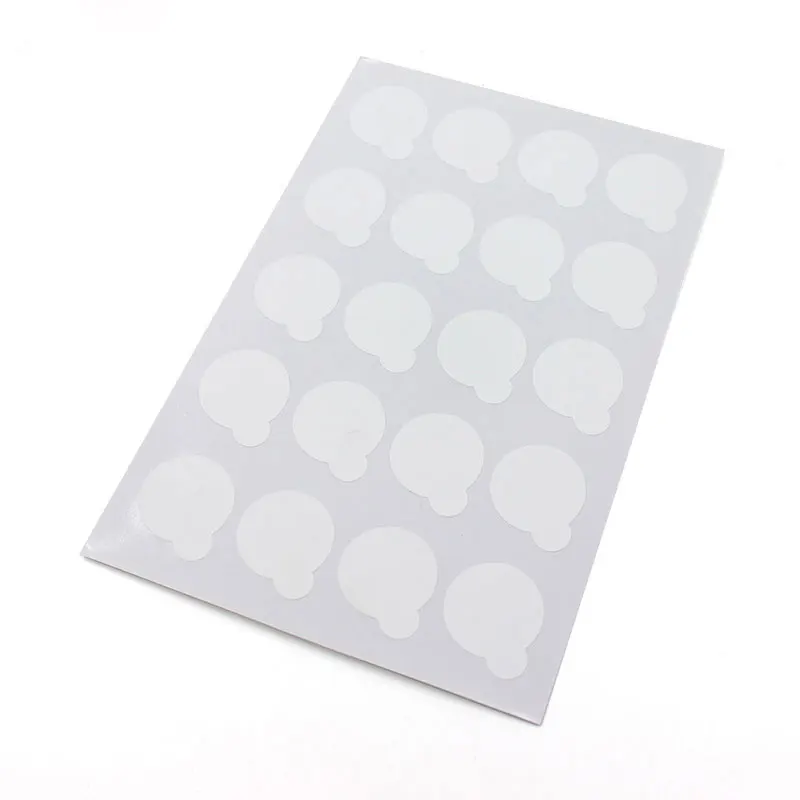 New Disposable Eyelash Glue Holder Foil Pallet Paper For Eyelash Extension Glue Pads Sticker Jade Stone Makeup Tool