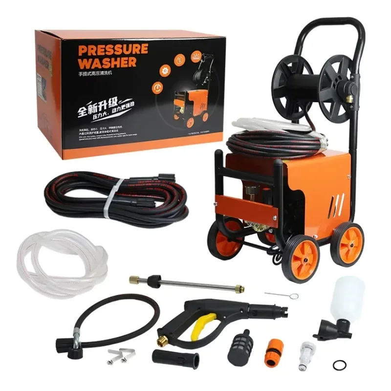 Professional Auto Vehicle Cleaning Equipment 220V 14L/min Flow 140bar 14Mpa High Pressure Car Washer Machine
