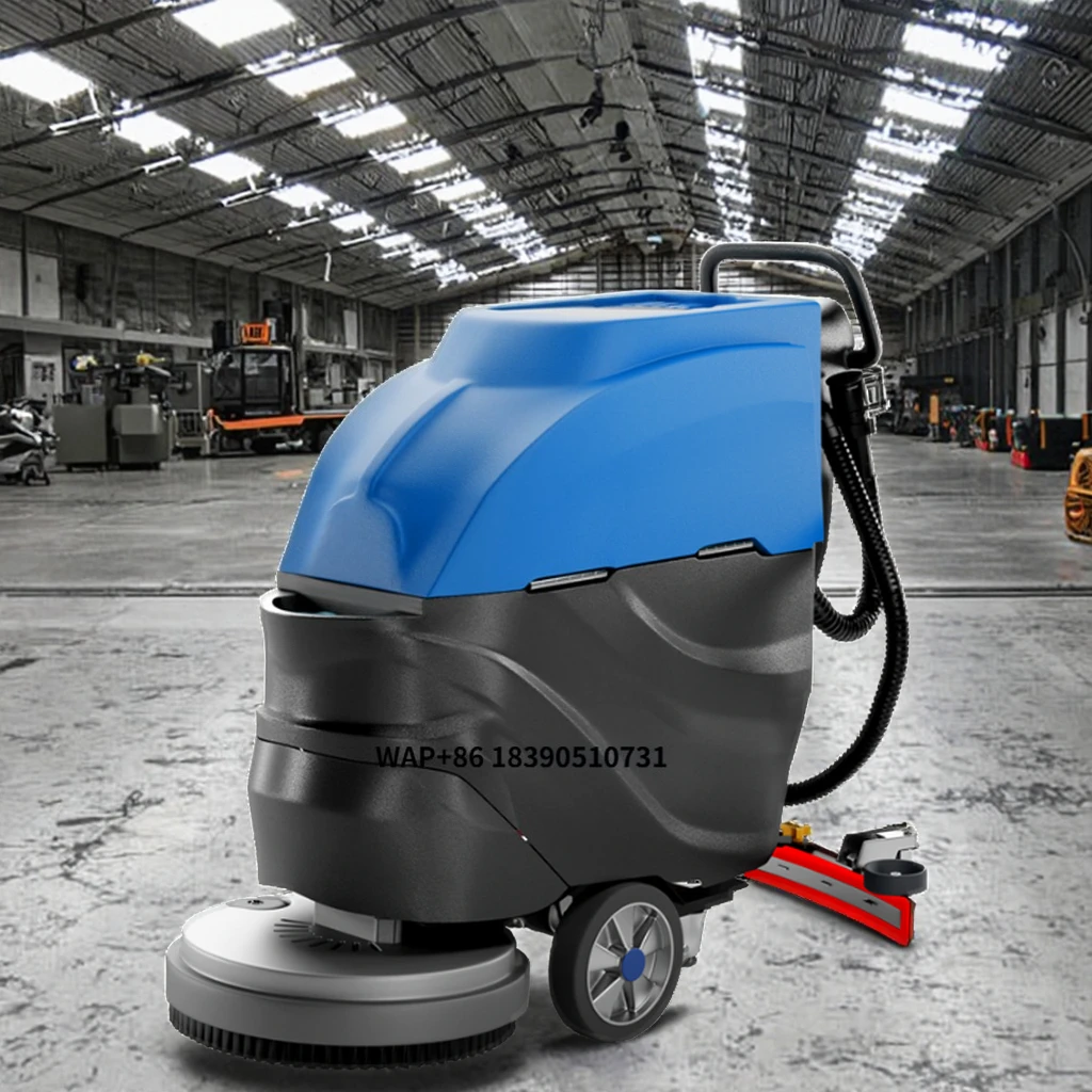 Professional New Plastic Warehouse and Distribution Center Cleaning Machine 220V Electric Industrial Floor Cleaning Equipment