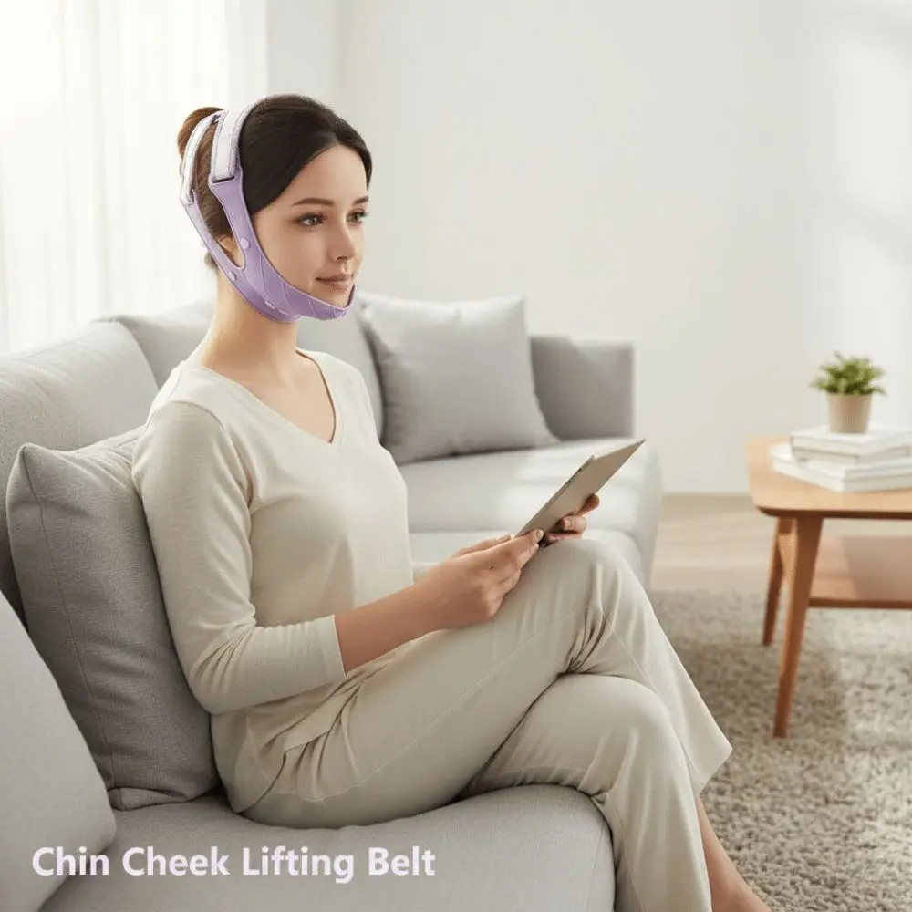 Reusable Face Strap V Shaped Adjustable V Line Face Shaper Face Slimming Facial Massage Chin Cheek Lifting Belt Beauty Tool