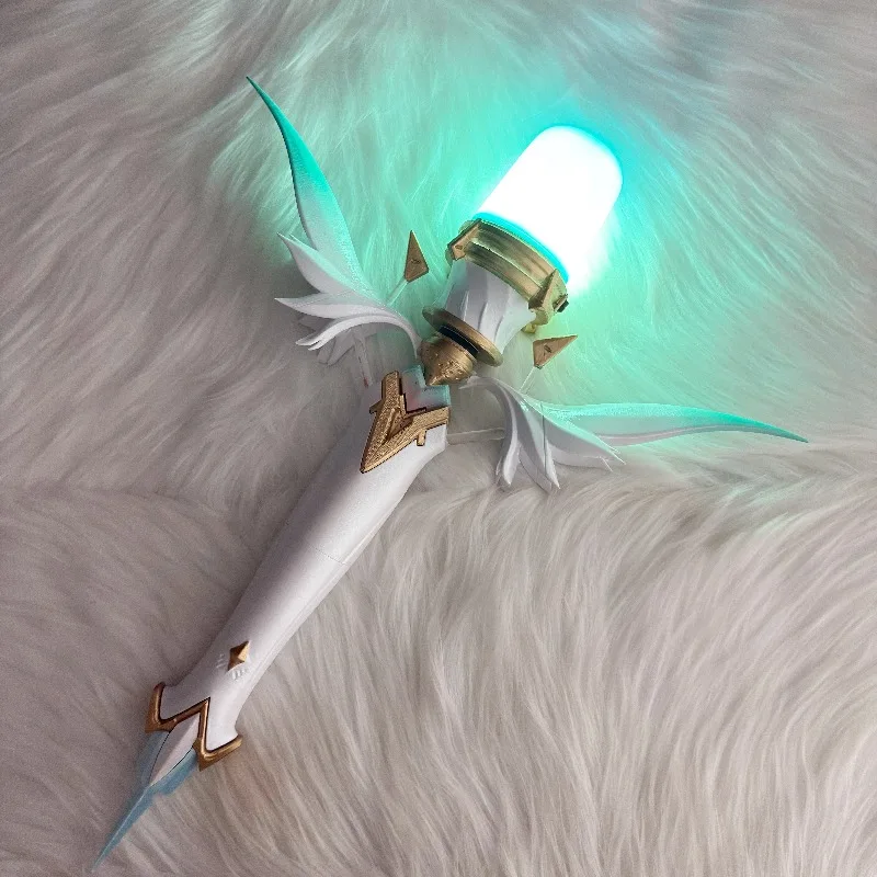 Game Aemeath Cosplay Wuthering Waves Glowing Microphone Headpiece Halo Role Play Props Accessories for Women Men