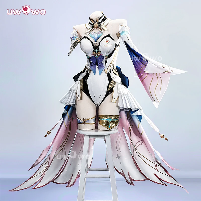 UWOWO Aemeath Cosplay Collab Series:Game Wuthering Waves Aemeath Cosplay Costume Wuwa Headpiece S-2XL Halloween Costume