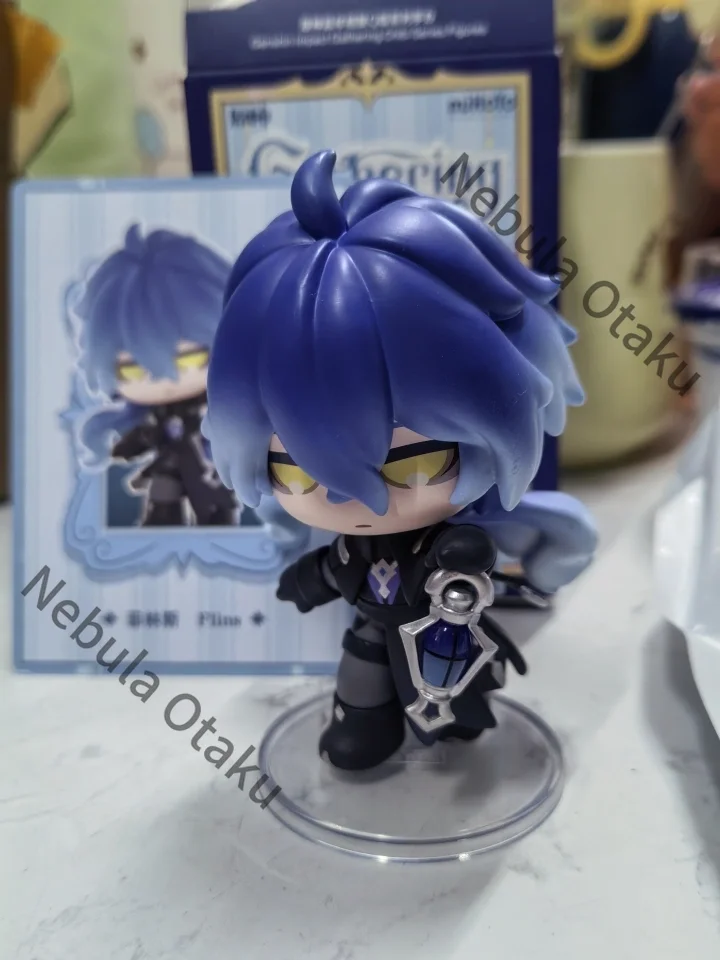 Genshin Impact Durin Ineffa Varka Flins Q Version Garage Kits Desktop Ornament Cosplay Quality Goods Adorable Souvenir Gifts