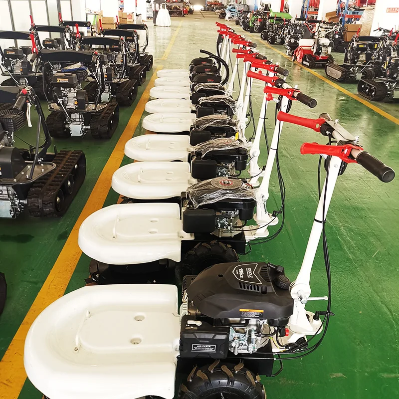 Efficiency GPS Diesel Lawn Mower Customized Function Wireless Remote 45° Slope Climbing For Vineyard CE EPA