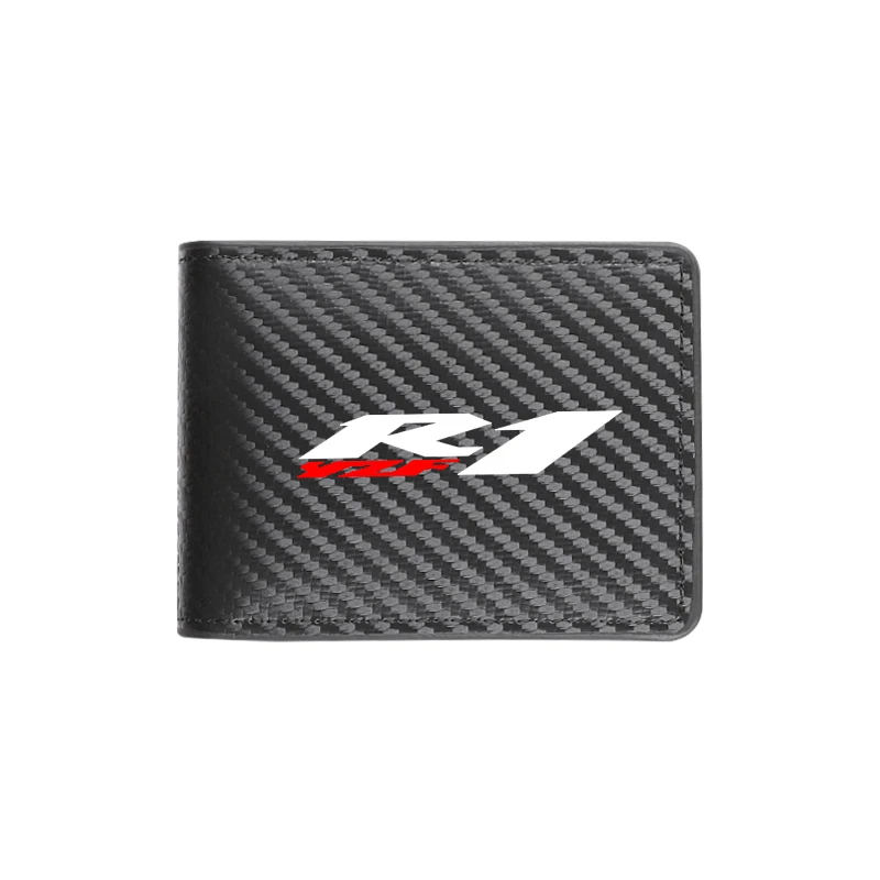 For Yamaha R1 YZF R1 1999 2018 2019 2020 YZFR1 YZF-R1 Carbon Fiber Motorcycle Driver License Bag ID Card Holder Wallet