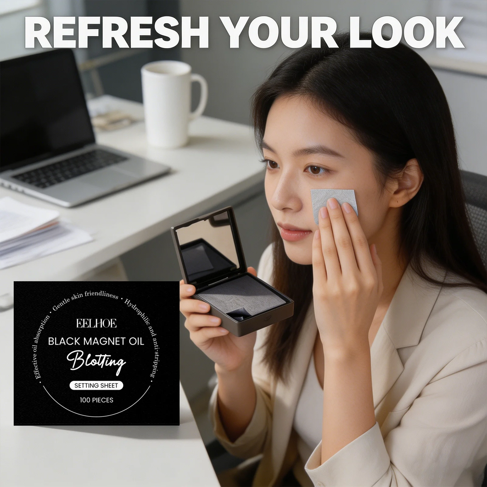 Facial Oil-Blotting Paper Absorbs Oil Without Smudging Makeup Freshing Improve Skin Texture Matting Face Wipes Oil Control Paper